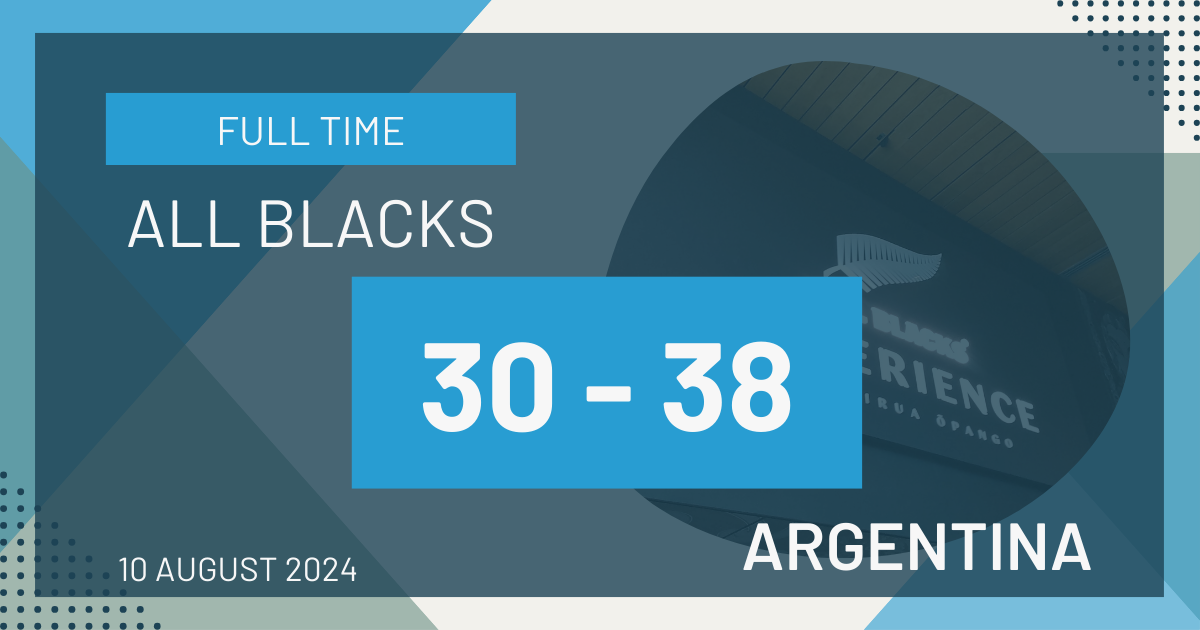 オールブラックス対アルゼンチン　30対38